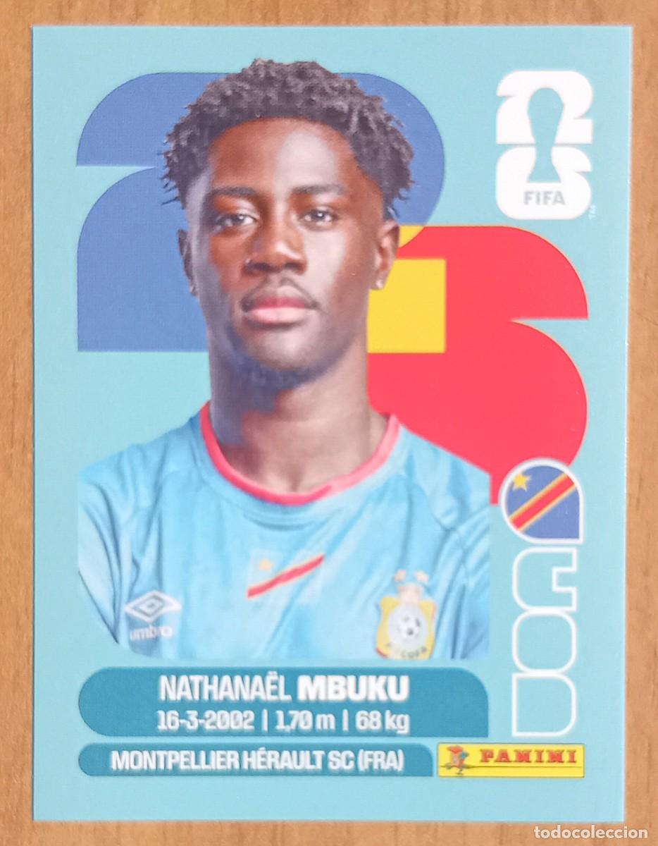 Fu&szlig;ball-Sticker: Figurina Panini 2026 Cromo World Cup Usa Mundial 2026 Nathanael Mbuku Congo n COD 20