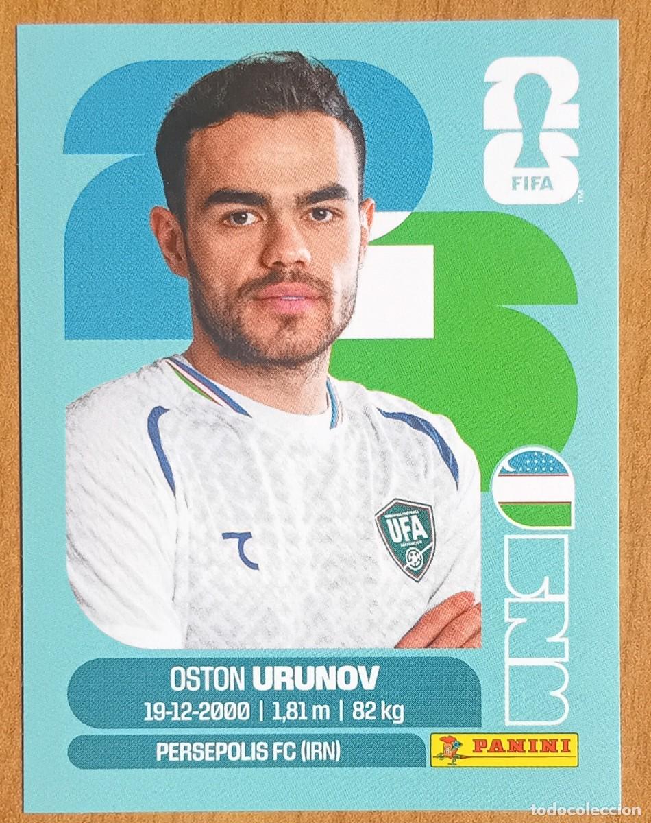 Fu&szlig;ball-Sticker: Figurina Panini 2026 Cromo World Cup Usa Mundial 2026 Oston Urunov Uzbekistan n UZB 17