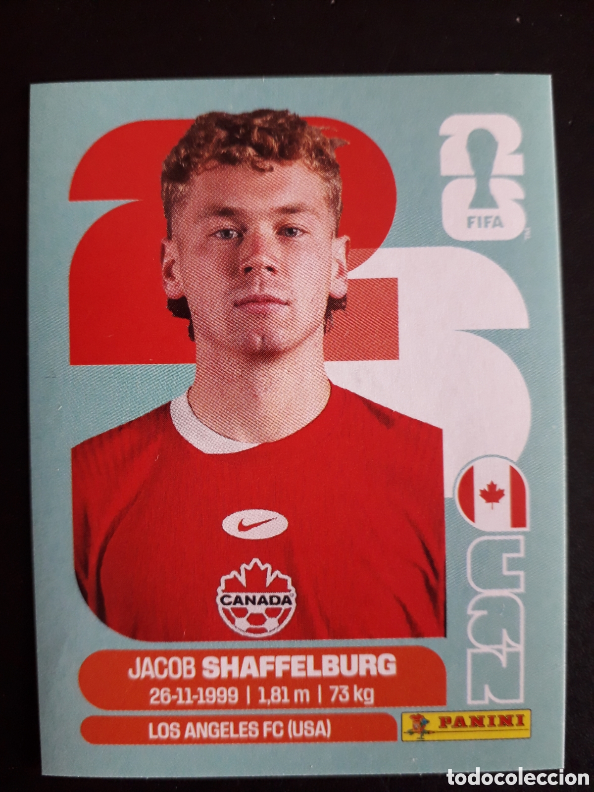 Fu&szlig;ball-Sticker: SHAFFELBURG CANAD&Aacute; CAN 14 MUNDIAL F&Uacute;TBOL 2026 FIFA WORLD CUP PANINI SIN PEGAR PEDIDO M&Iacute;NIMO 3&euro;