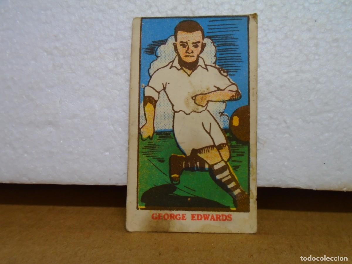 Cromos de F&uacute;tbol: CROMO FUTBOL.GEORGE EDWARDS,DELANTERO DEL ASTON VILLA.EDIC.ESCOCESA N&ordm; 13.