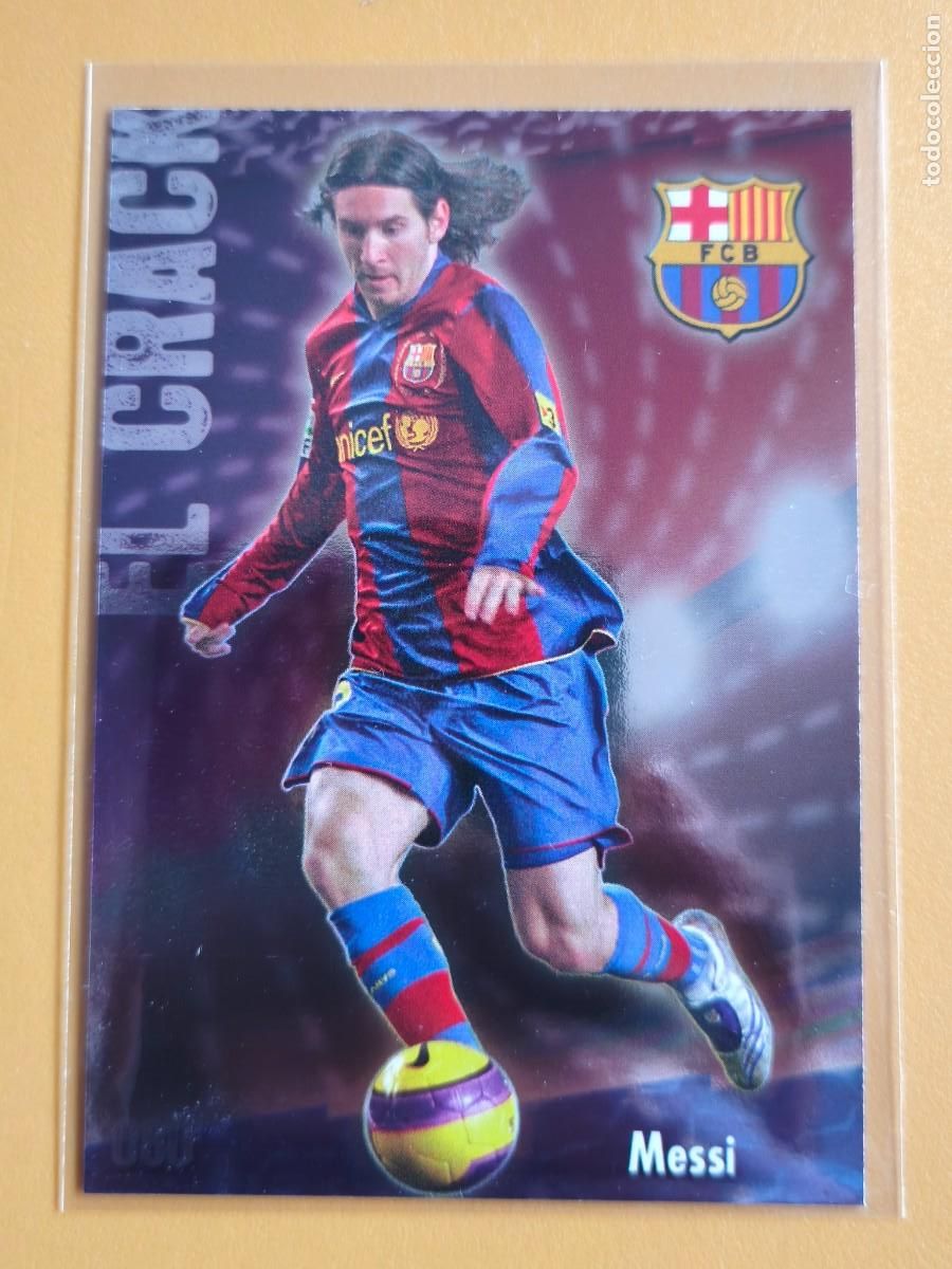 Cromos de F&uacute;tbol: messi, liga 2008 09 el crack