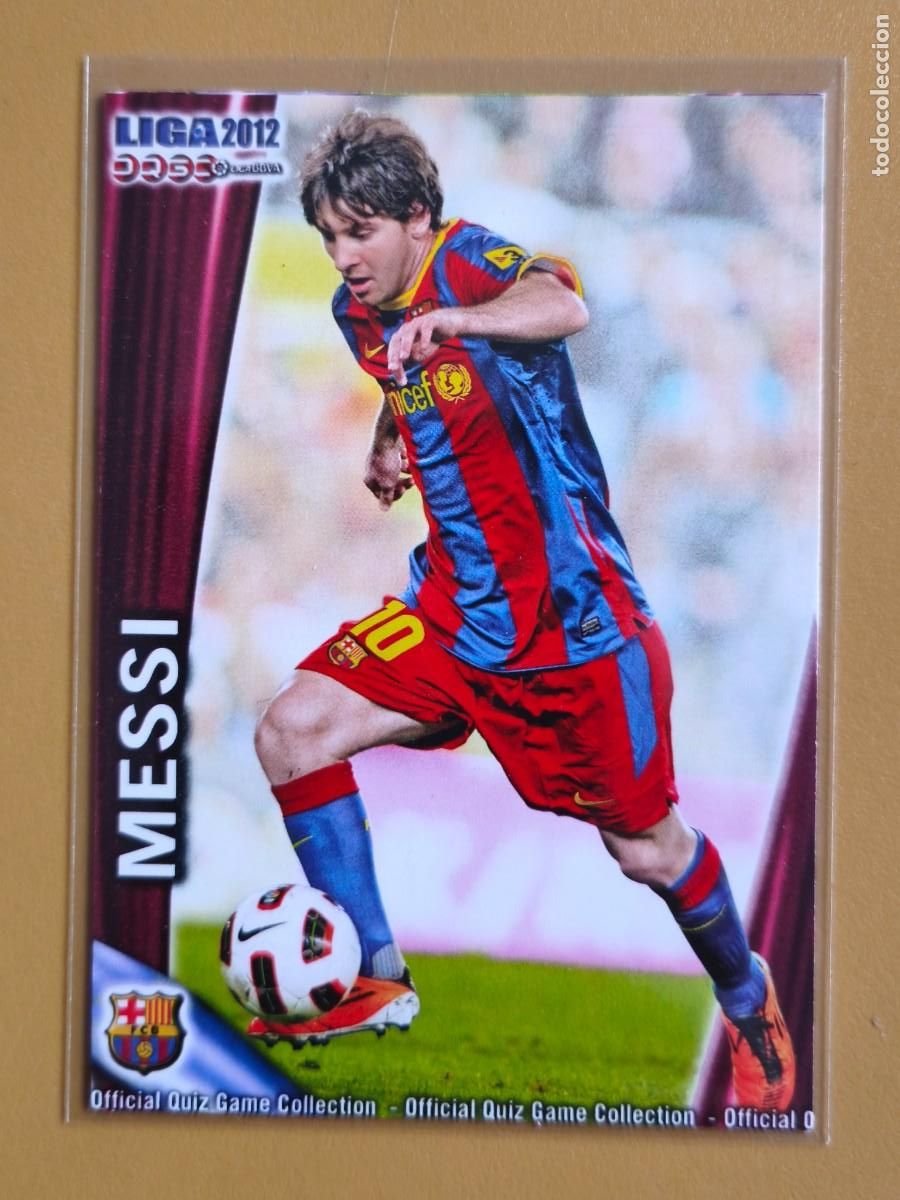 Cromos de F&uacute;tbol: messi, liga 2011 12 mundicromo