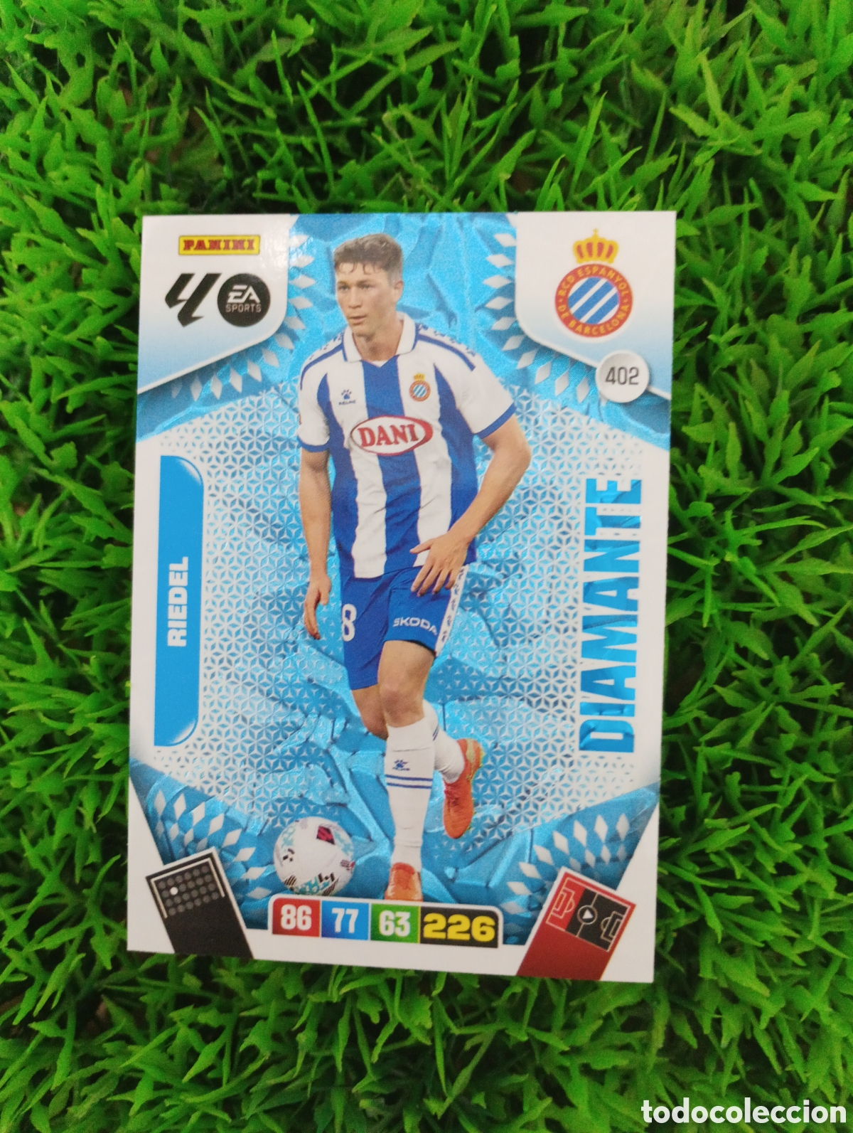 Cromos de F&uacute;tbol: Riedel Espanyol DIAMANTE Adrenalyn 25-26 # 402