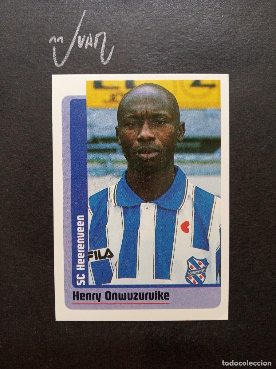 Cromos de F&uacute;tbol: N&ordm; 169 HENRY ONWUZURUIKE HEERENVEEN NIGERIA ⚽ PANINI &reg; VOETBAL EREDIVISIE 1998 1999 98 99 SIN PEGAR