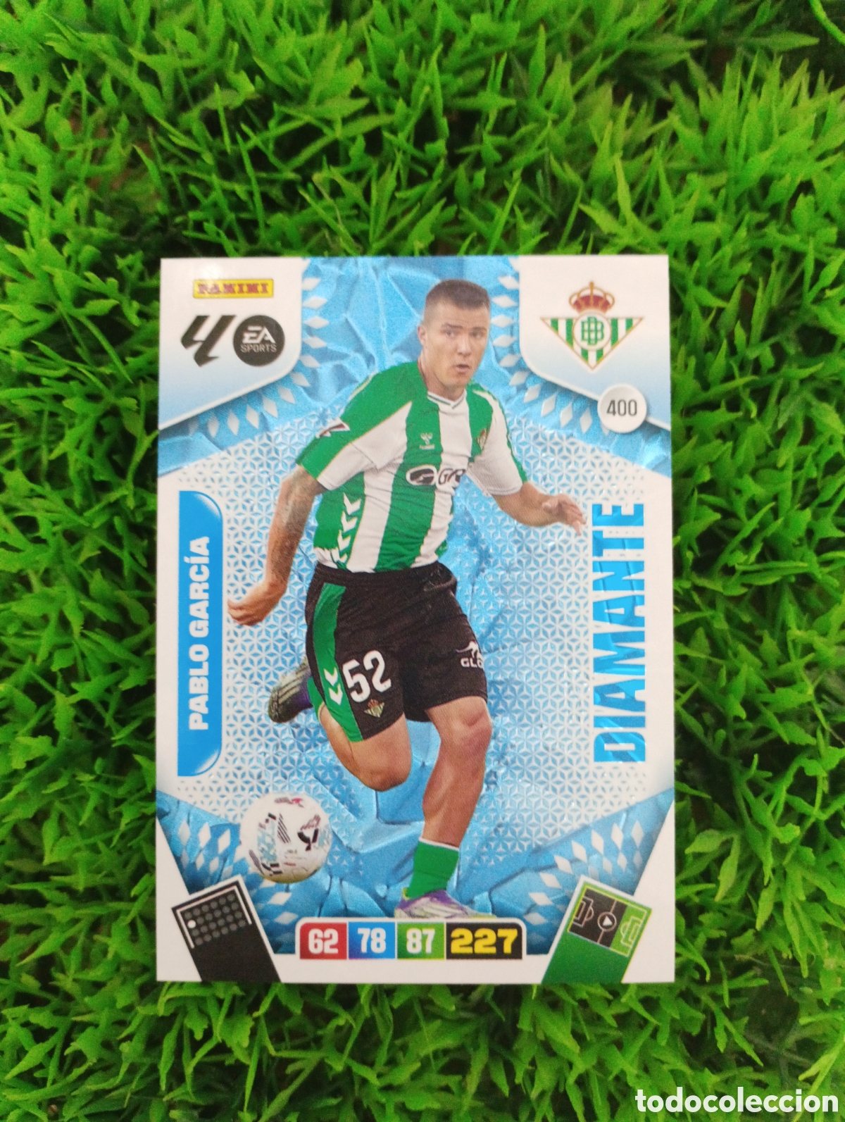 Cromos de F&uacute;tbol: Pablo Garcia Betis DIAMANTE Adrenalyn 25-26 # 400