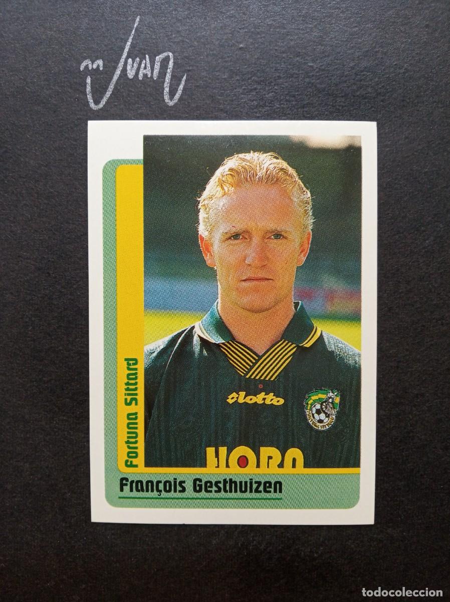 Football Stickers: 186 GESTHUIZEN FORTUNA SITTARD NETHERLANDS ⚽ PANINI &reg; VOETBAL EREDIVISIE 1998 1999 98 99 SIN PEGAR