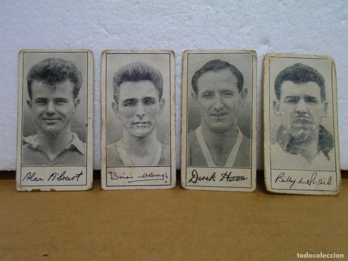 Football Stickers: FUTBOLISTAS FAMOSOS.SERIE A. 6 LOTE DE 4 CROMOS A&Ntilde;OS 50,VER FOTOS.