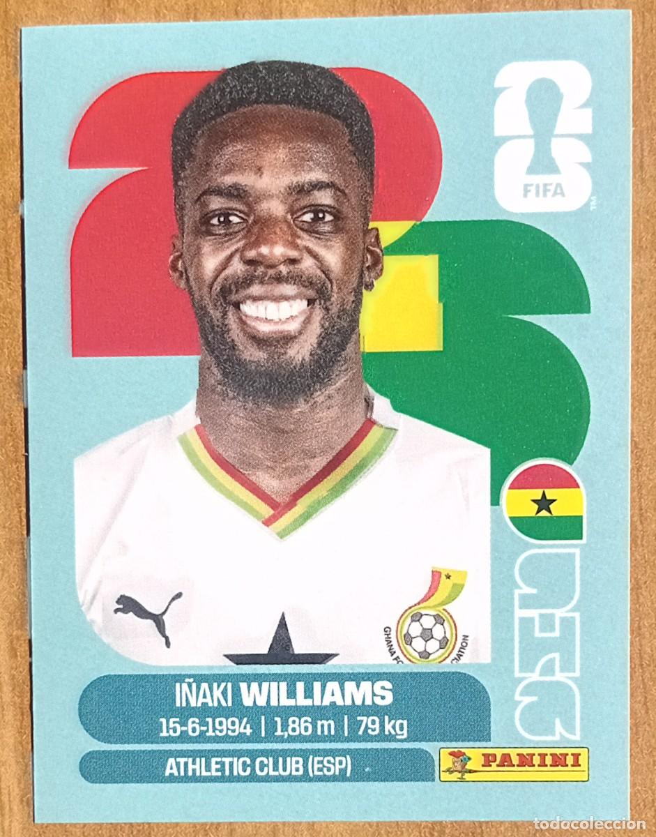 Football Stickers: Figurina Panini 2026 Cromo World Cup Usa Mundial 2026 I&ntilde;aki Williams Ghana n GHA 15
