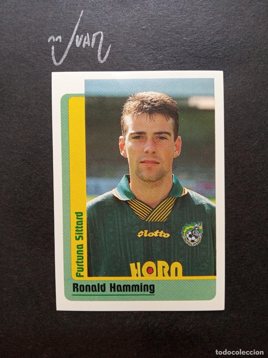 Football Stickers: 189 RONALD HAMMING FORTUNA SITTARD HOLANDA ⚽ PANINI &reg; VOETBAL EREDIVISIE 1998 1999 98 99 SIN PEGAR