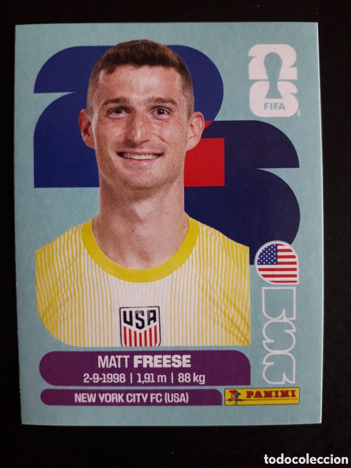 Cromos de F&uacute;tbol: FREESE ESTADOS UNIDOS USA 2 MUNDIAL F&Uacute;TBOL 2026 FIFA WORLD CUP PANINI SIN PEGAR PEDIDO M&Iacute;NIMO 3&euro;