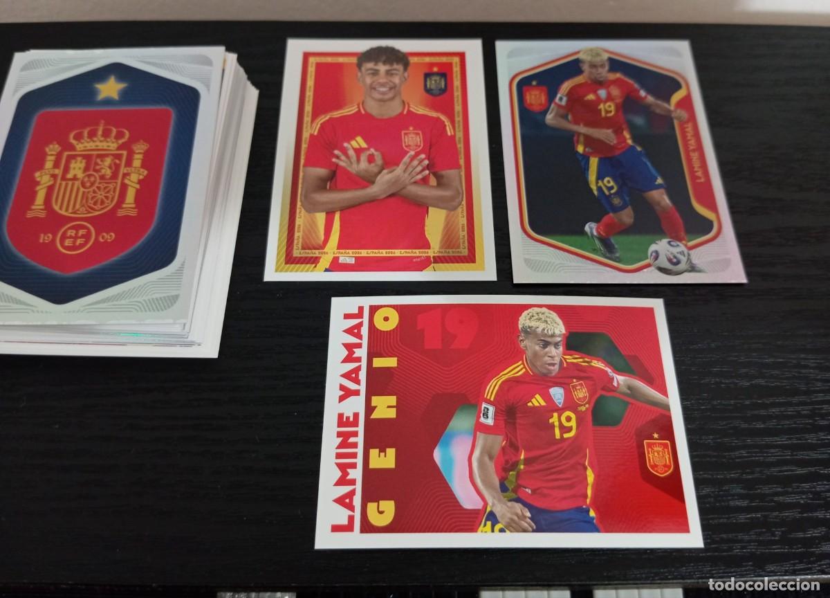 Cromos de F&uacute;tbol: -CARREFOUR MUNDIAL 2026 : COLECCION COMPLETA 72 CROMOS . CONTIENE 3 CROMOS DE LAMINE YAMAL