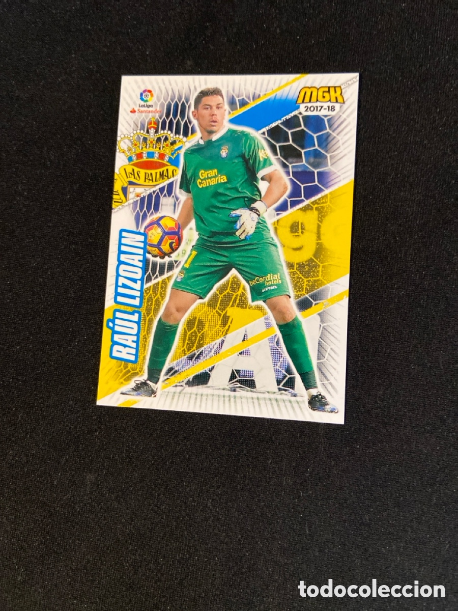 Fu&szlig;ball-Sticker: RAUL LIZOAIN 300 (LAS PALMAS) PANINI MEGACRACKS 2017-2018 17 18 CROMO CARTA M-2