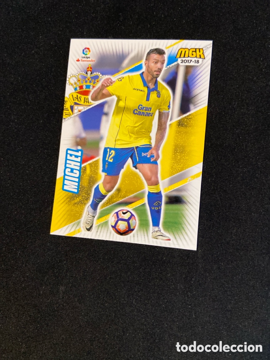 Cartes &agrave; collectionner de Football: MICHEL 301 (LAS PALMAS) PANINI MEGACRACKS 2017-2018 17 18 CROMO CARTA M-2