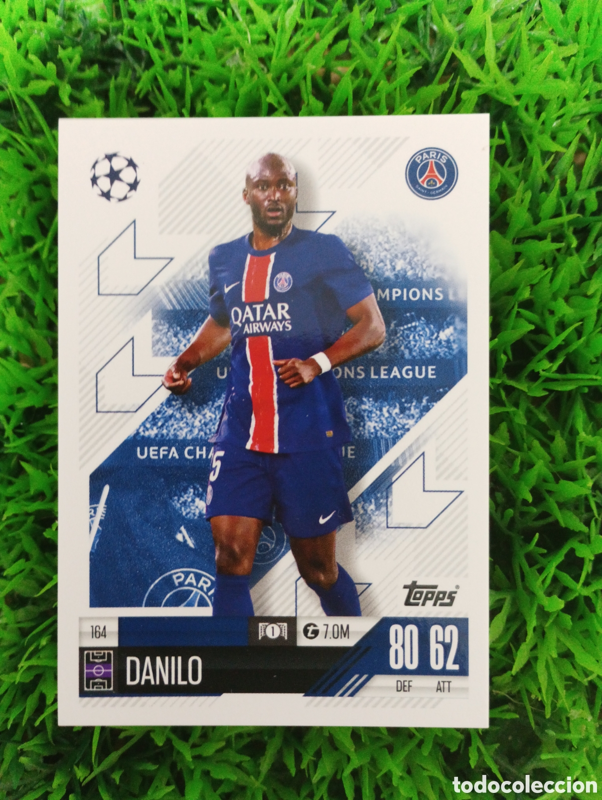 Cromos de F&uacute;tbol: Danilo Paris Saint- Germain Match Attax 24-25 # 164