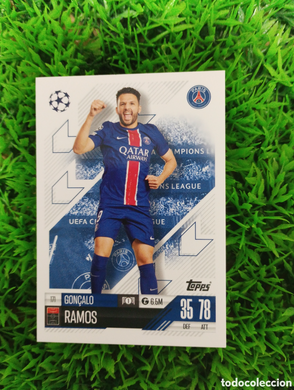 Cromos de F&uacute;tbol: Goncalo Ramos Paris Saint- Germain Match Attax 24-25 # 171