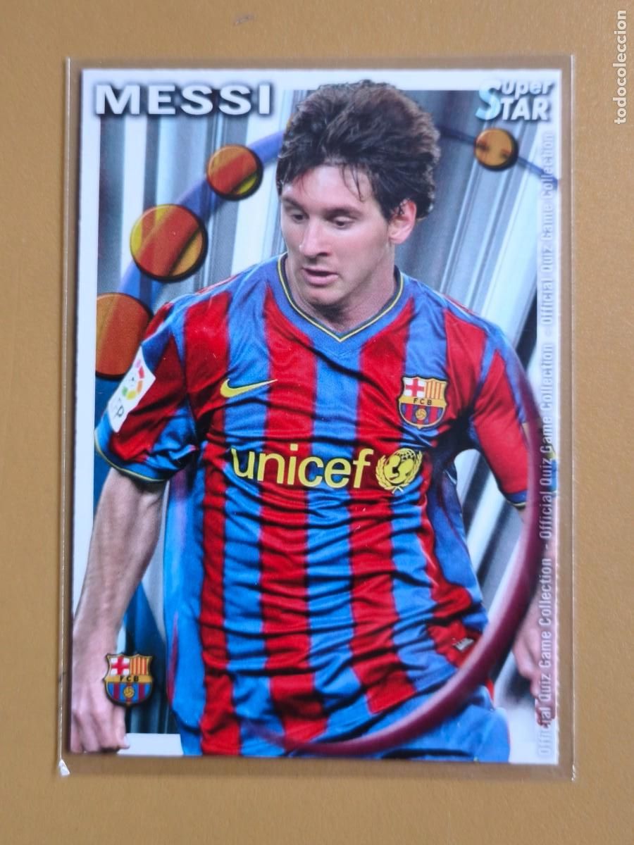 Cromos de F&uacute;tbol: messi, liga 2010 11 super star