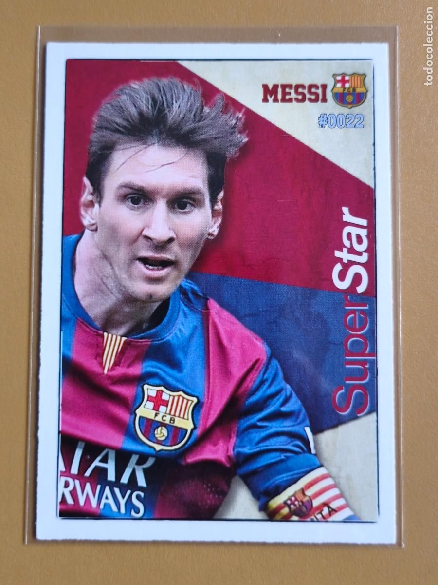 Cromos de F&uacute;tbol: messi, liga 2015 16 superstar