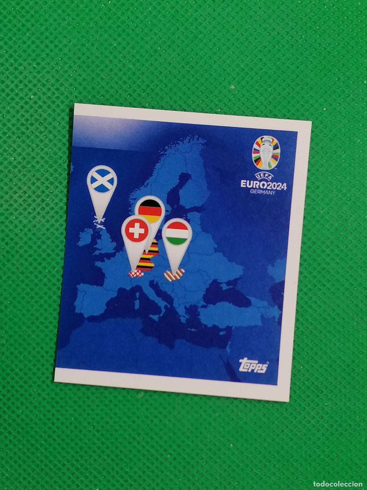 Cromos de F&uacute;tbol: GA 2 GA2 GROUP A ⚽ TOPPS EURO 2024 24 GERMANY STICKERS ⚽