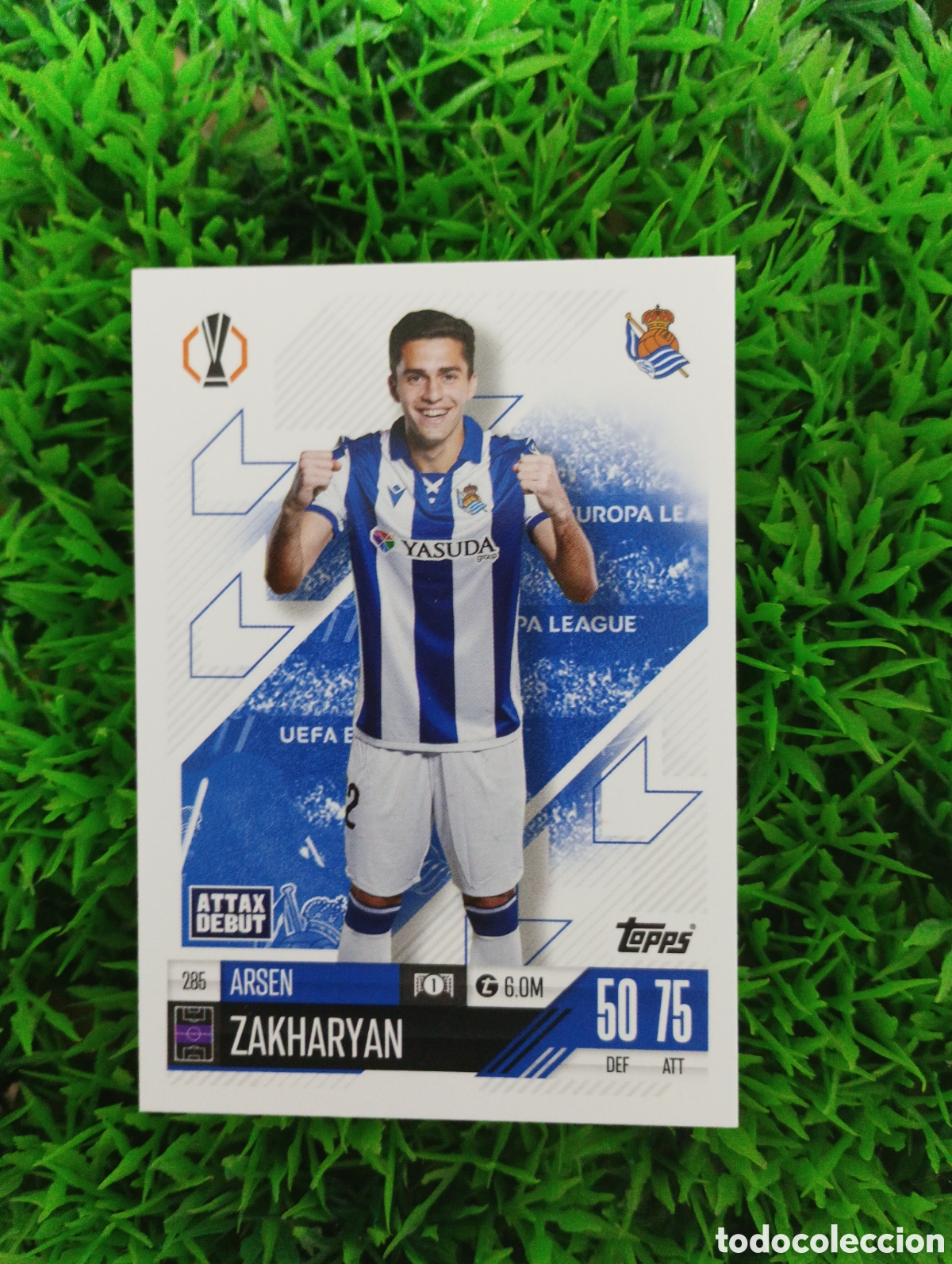 Cromos de F&uacute;tbol: Zakharyan Real Sociedad Match Attax 24-25 # 285