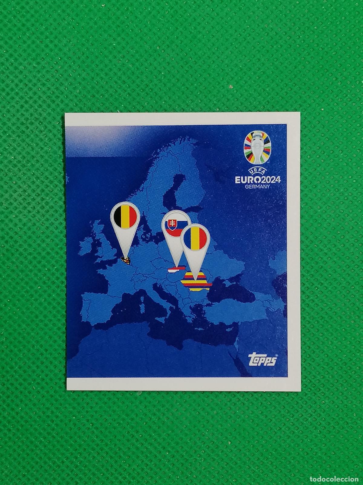 Cromos de F&uacute;tbol: GE 2 GE 2 GROUP E ⚽ TOPPS EURO 2024 24 GERMANY STICKERS ⚽