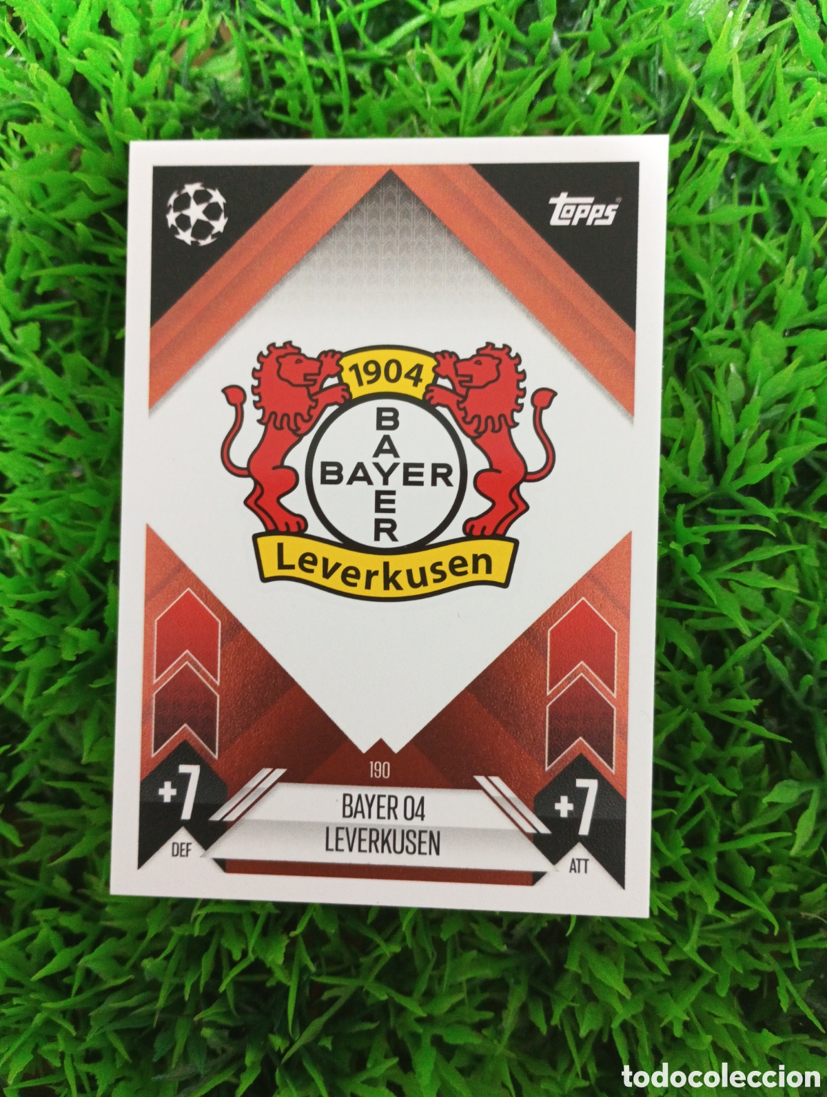 Cromos de F&uacute;tbol: Escudo Bayer Leverkusen Match Attax 24-25 # 190