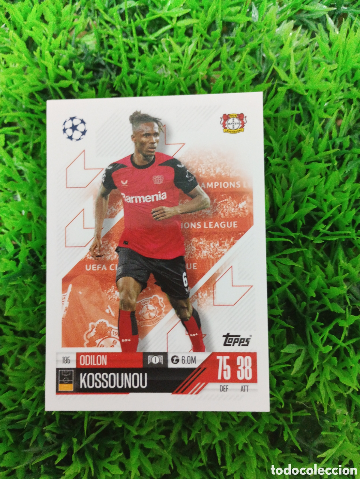 Cromos de F&uacute;tbol: Kossounou Bayer Leverkusen Match Attax 24-25 # 195