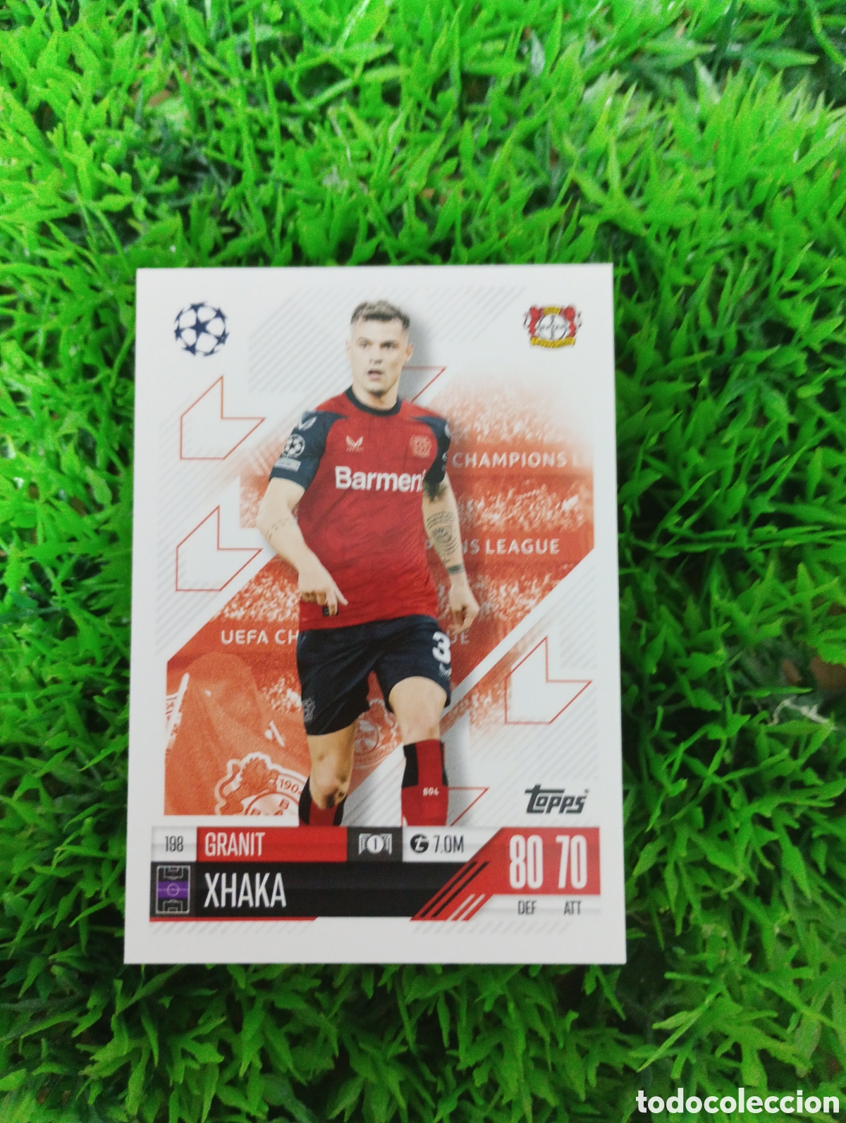 Cromos de F&uacute;tbol: Xhaka Bayer Leverkusen Match Attax 24-25 # 198