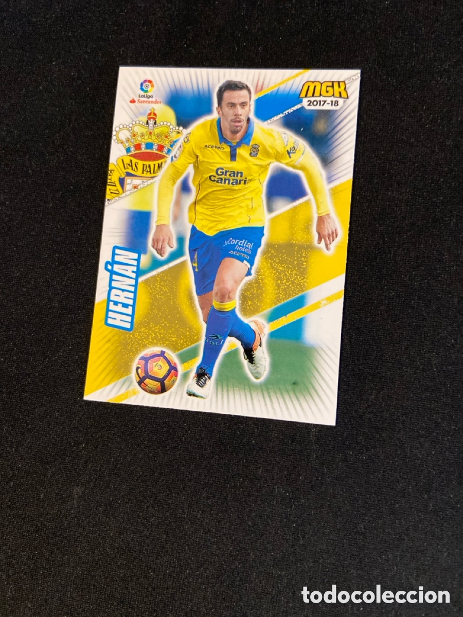 Figurine di Calcio: HERN&Aacute;N 307 (LAS PALMAS) PANINI MEGACRACKS 2017-2018 17 18 CROMO CARTA M-2