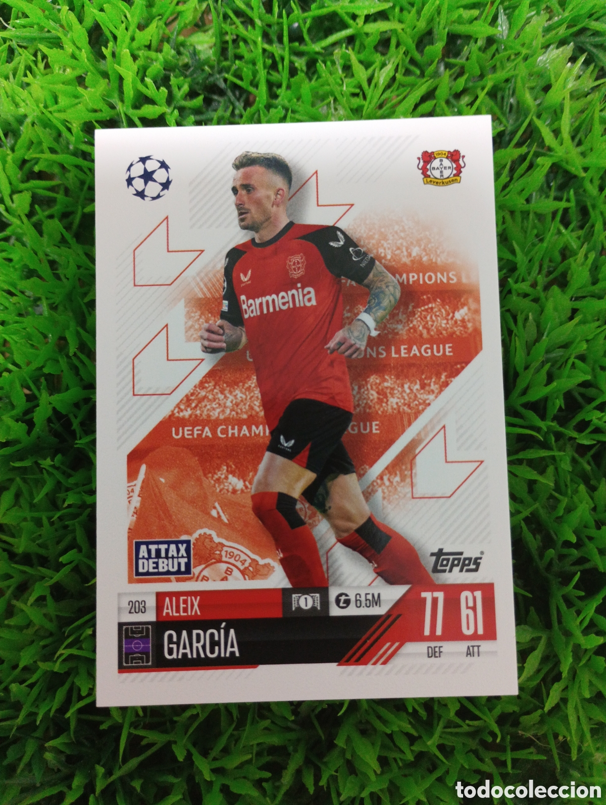 Cromos de F&uacute;tbol: Aleix Garcia Bayer Leverkusen Match Attax 24-25 # 203