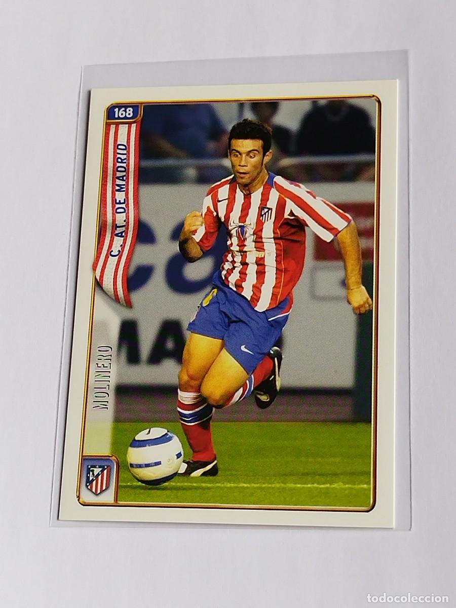 Figurine di Calcio: MOLINERO ERROR CORREGIDO #168 ATL&Eacute;TICO MADRID - MUNDICROMO LAS FICHAS DE LA LIGA 2004 2005 04 05