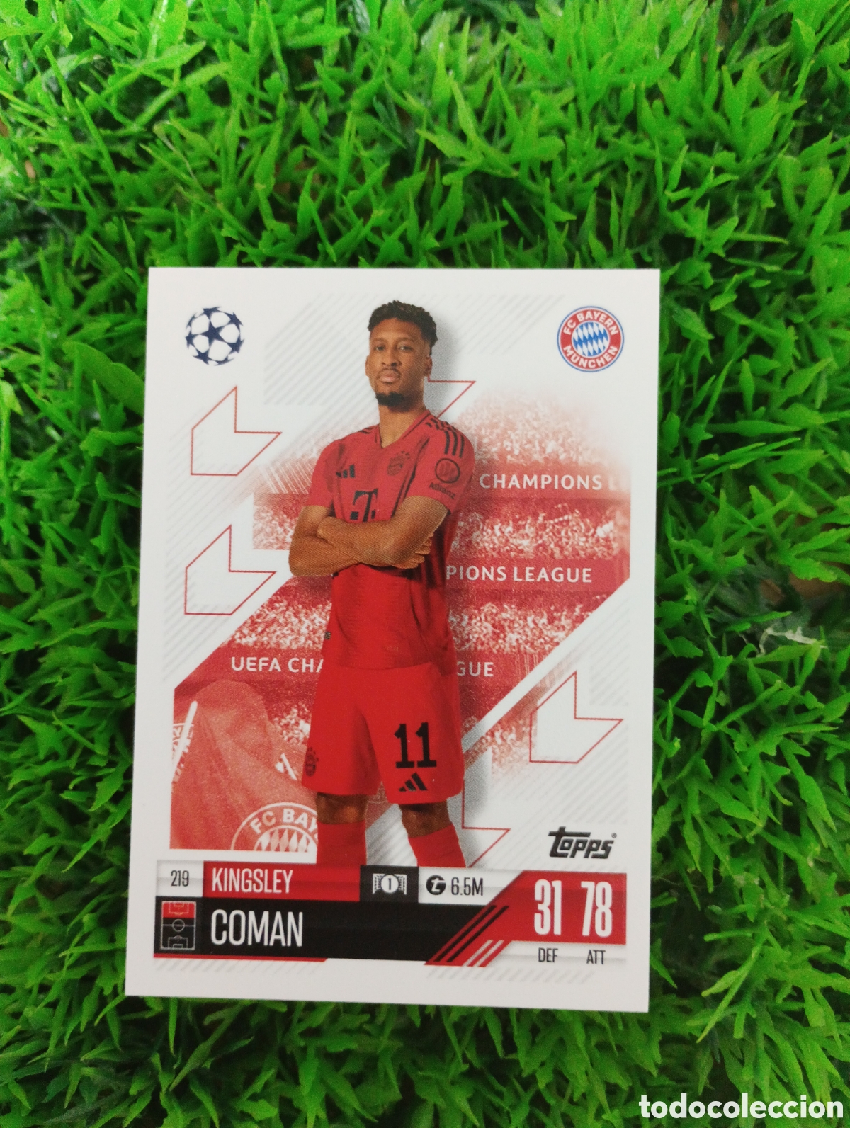 Cromos de F&uacute;tbol: Coman Bayern Munich Match Attax 24-25 # 219