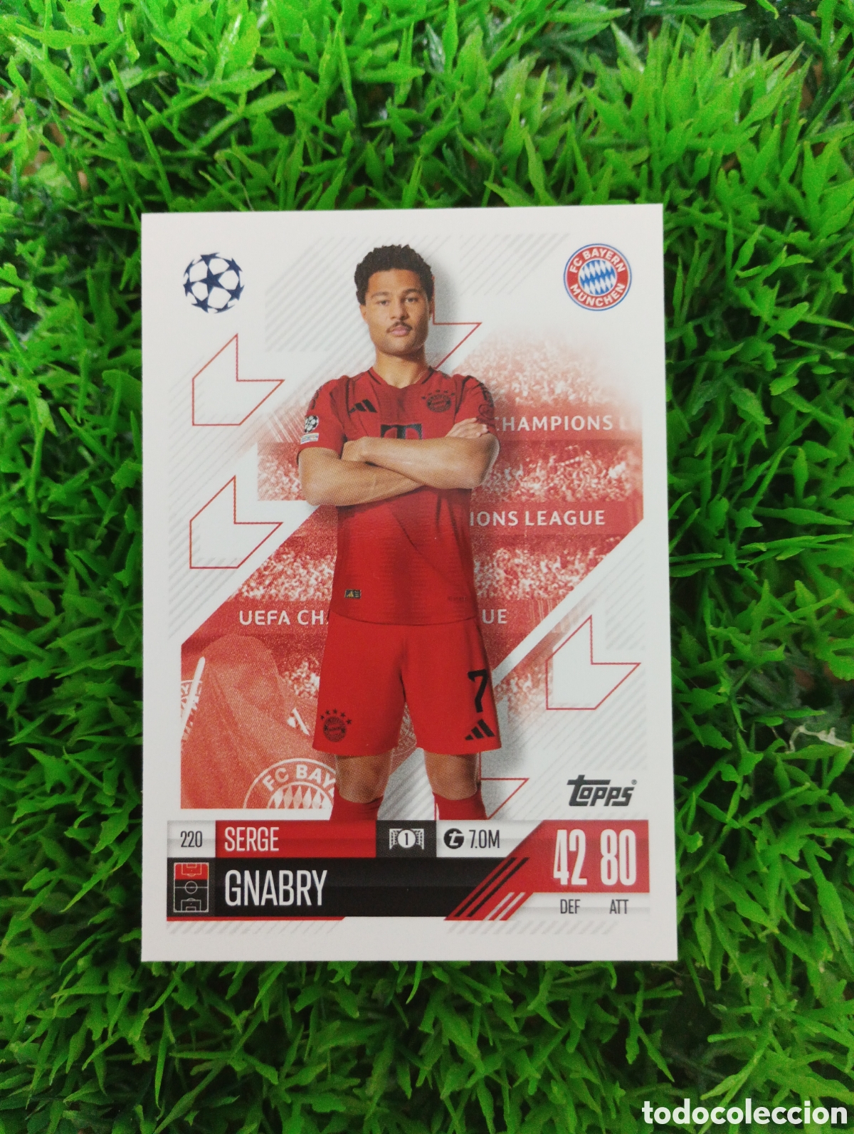 Cromos de F&uacute;tbol: Gnabry Bayern Munich Match Attax 24-25 # 220