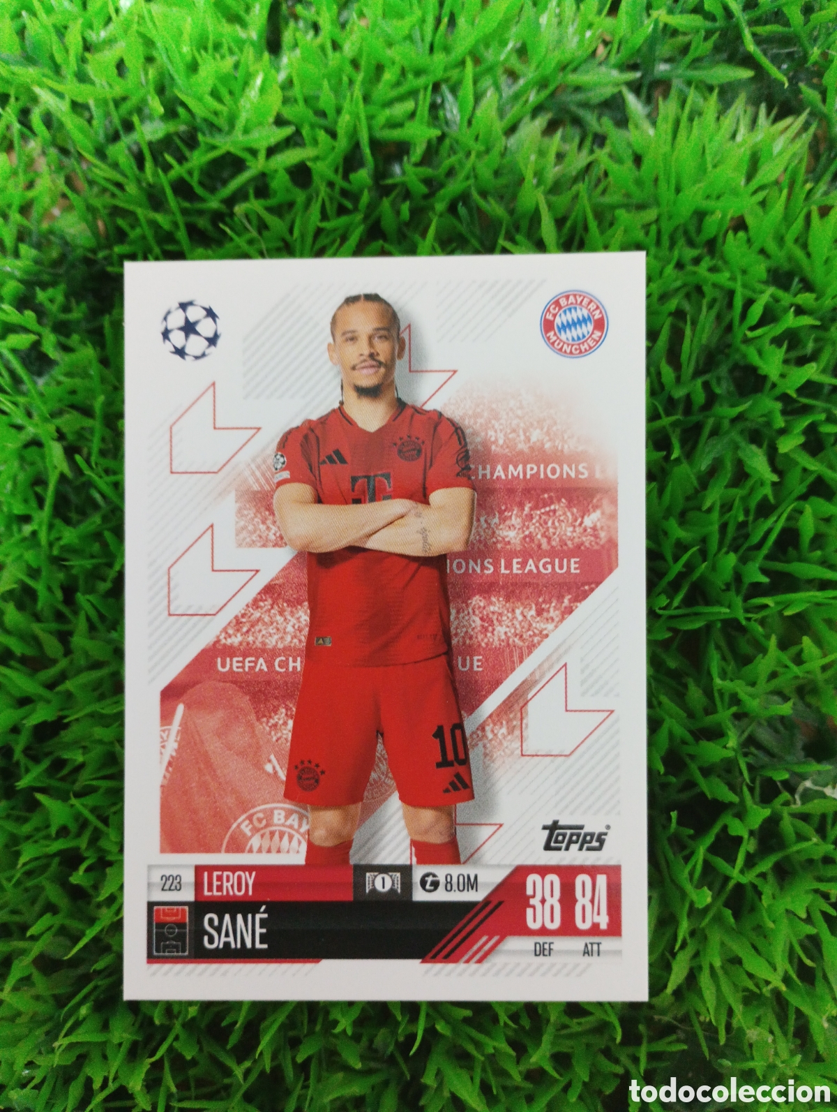 Cromos de F&uacute;tbol: Sane Bayern Munich Match Attax 24-25 # 223