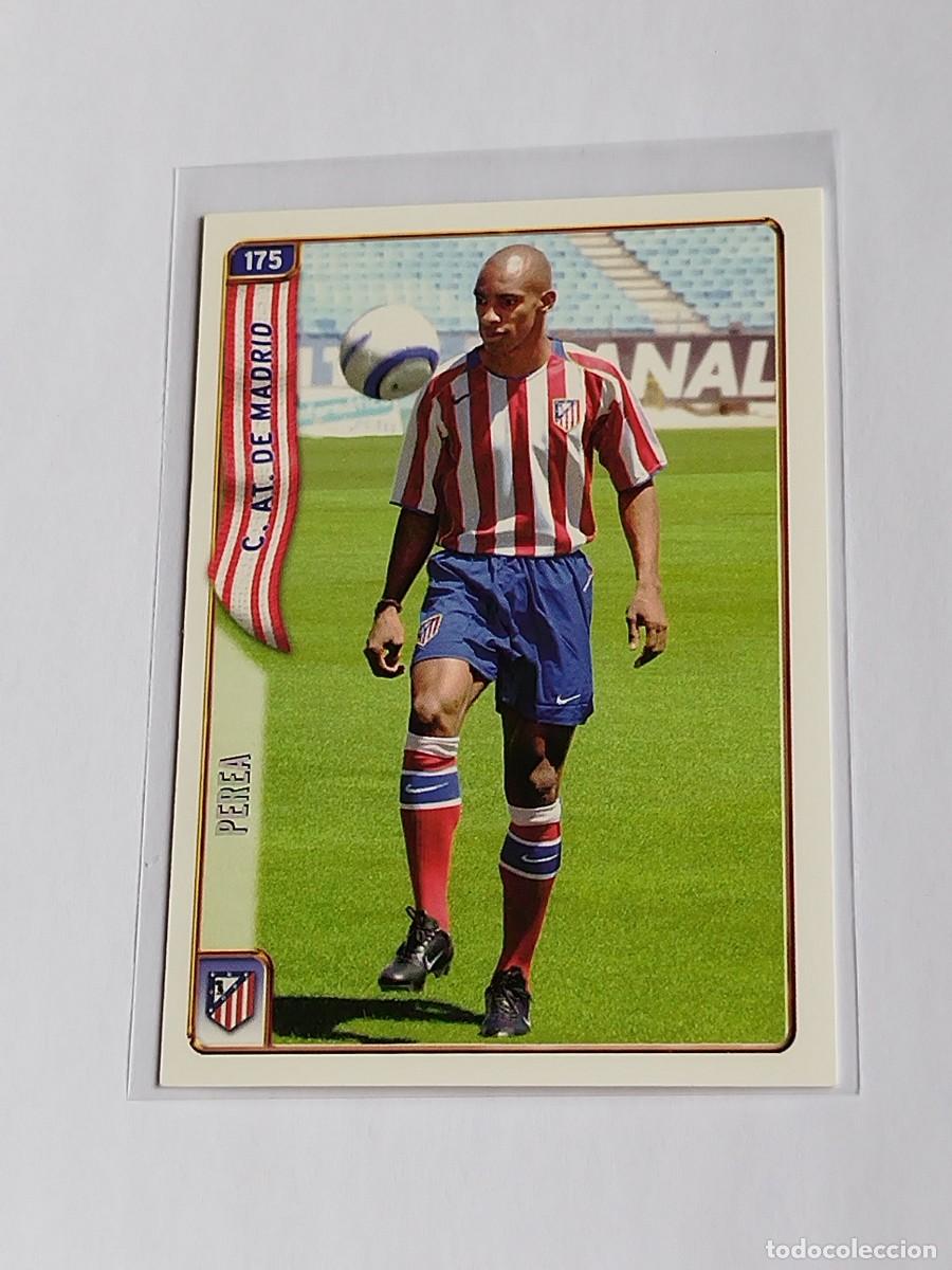 Cromos de F&uacute;tbol: PEREA #175 ATL&Eacute;TICO MADRID - MUNDICROMO LAS FICHAS DE LA LIGA 2004 2005 - MC SPORT 04 05