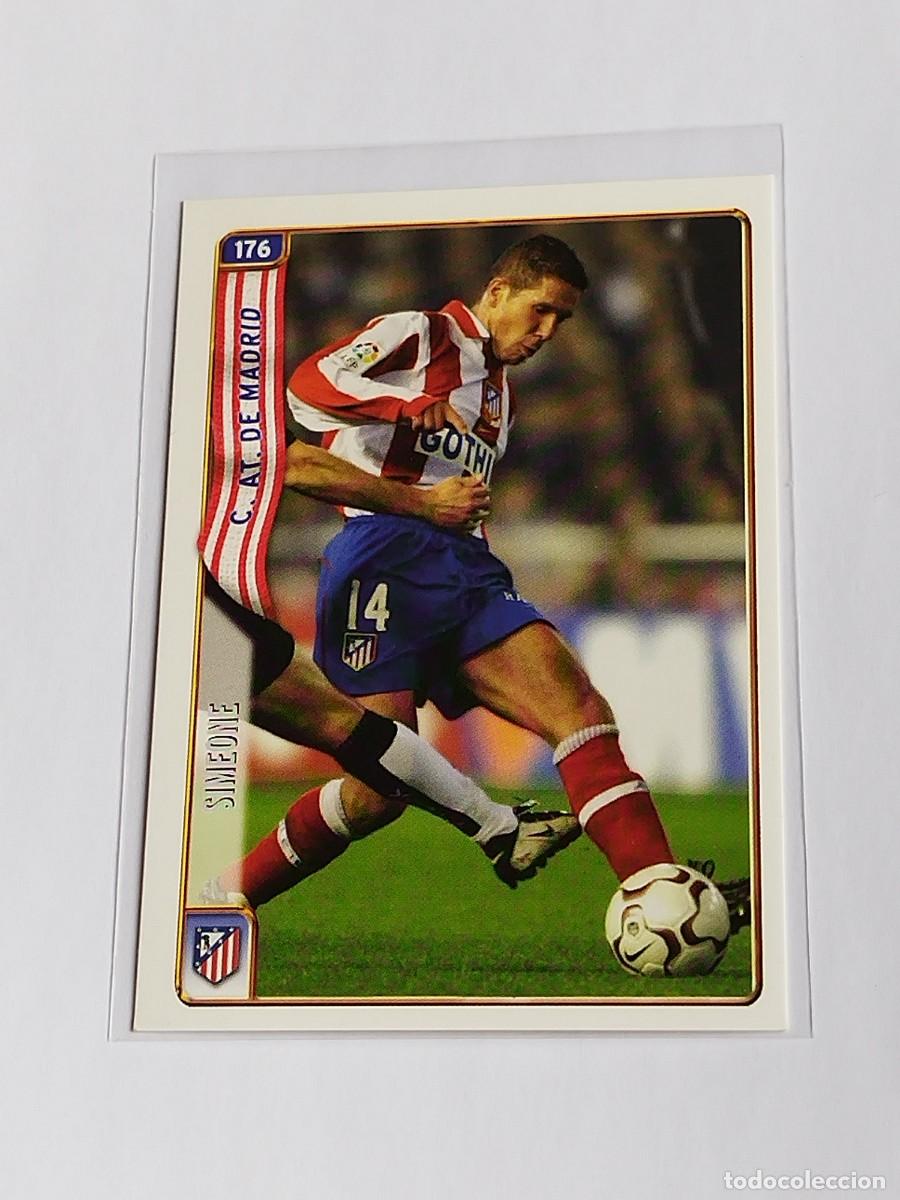 Cromos de F&uacute;tbol: SIMEONE #176 ATL&Eacute;TICO MADRID - MUNDICROMO LAS FICHAS DE LA LIGA 2004 2005 - MC SPORT 04 05