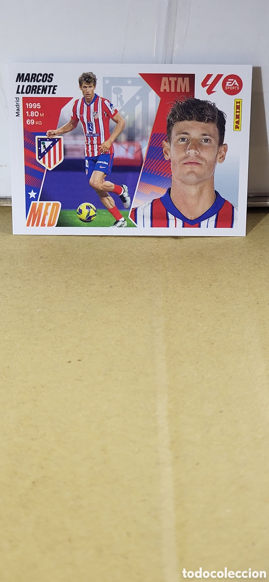 Cromos de F&uacute;tbol: MARCOS LLORENTE ATLETICO DE MADRID N&ordm; 11 LIGA ESTE 25 26 2025 2026 PANINI