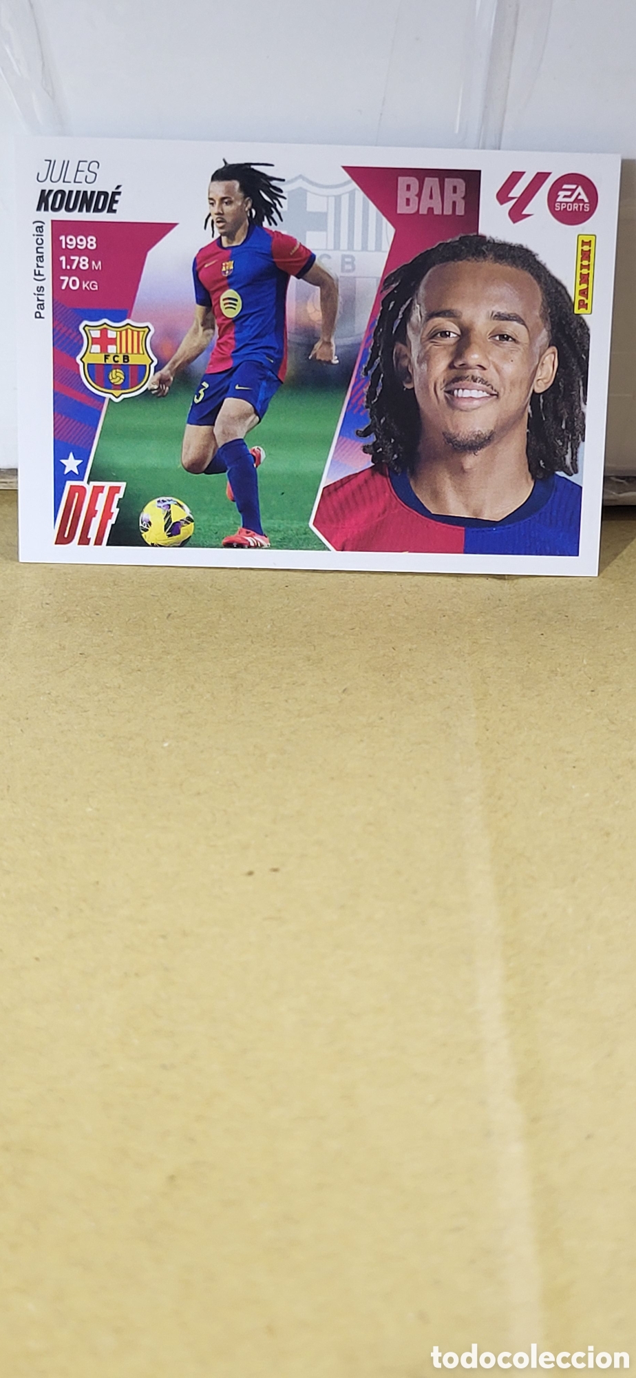 Cromos de Futebol: KOUNDE FC BARCELONA BAR&Ccedil;A N&ordm; 5 LIGA ESTE 25 26 2025 2026 PANINI
