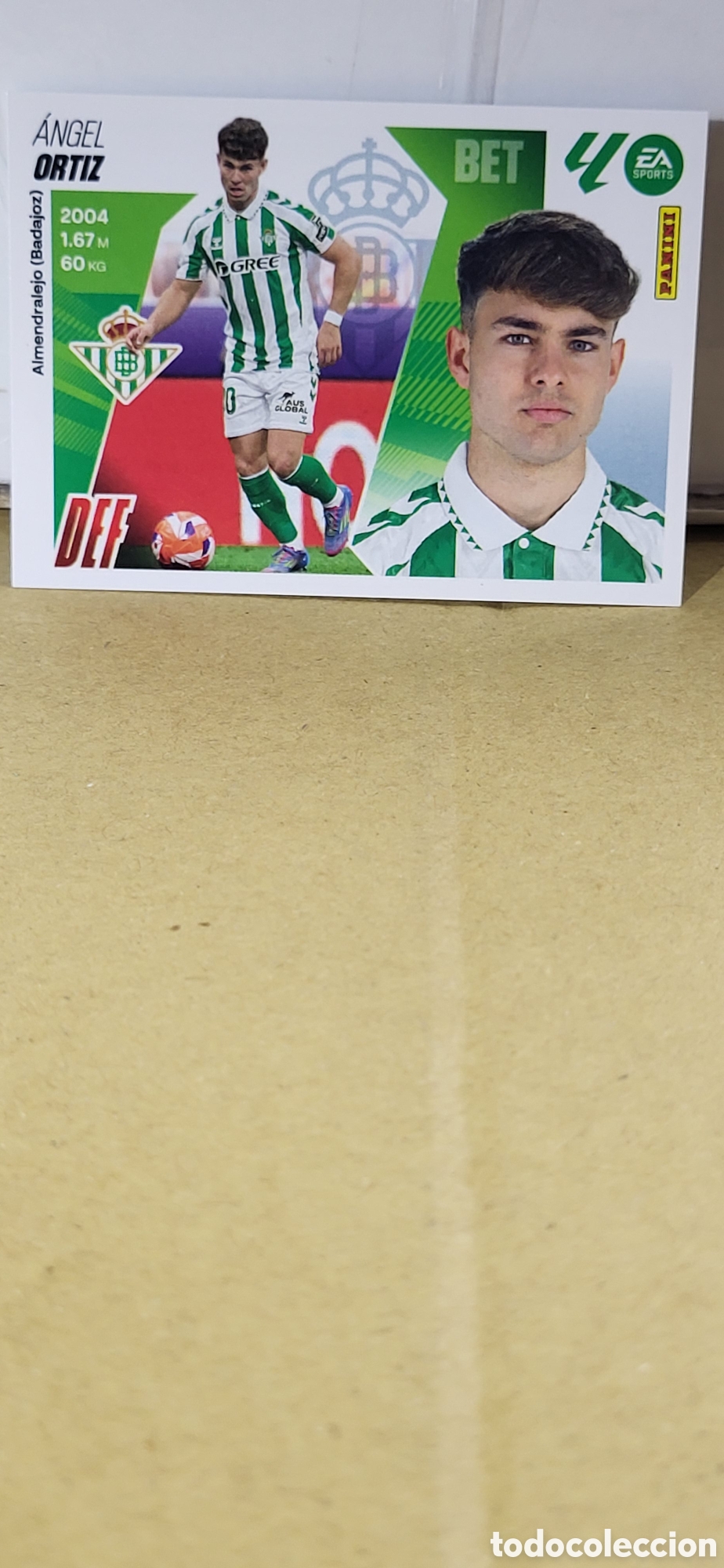 Cartes &agrave; collectionner de Football: ORTIZ REAL BETIS N&ordm; 5 B LIGA ESTE 25 26 2025 2026 PANINI