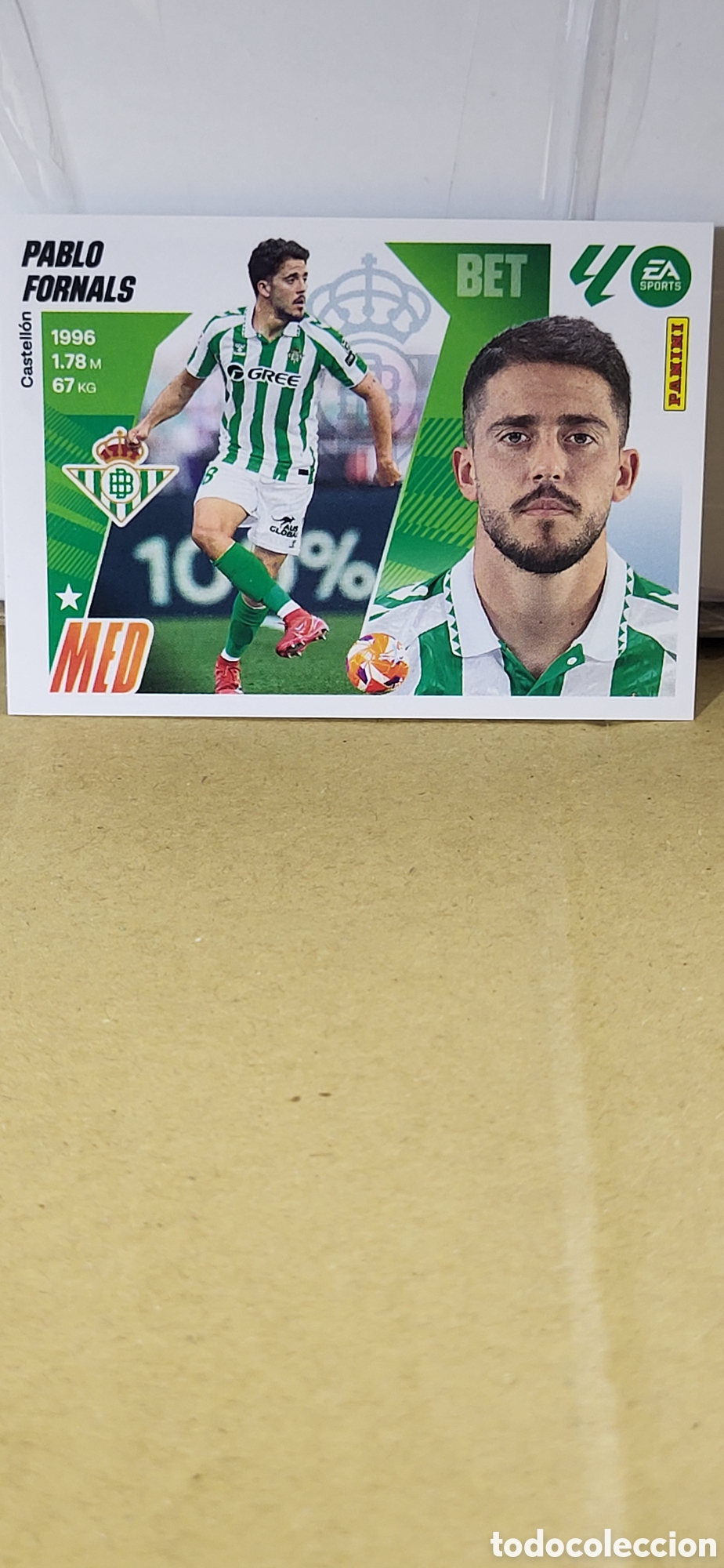 Cartes &agrave; collectionner de Football: PABLO FORNALS REAL BETIS N&ordm; 14 LIGA ESTE 25 26 2025 2026 PANINI