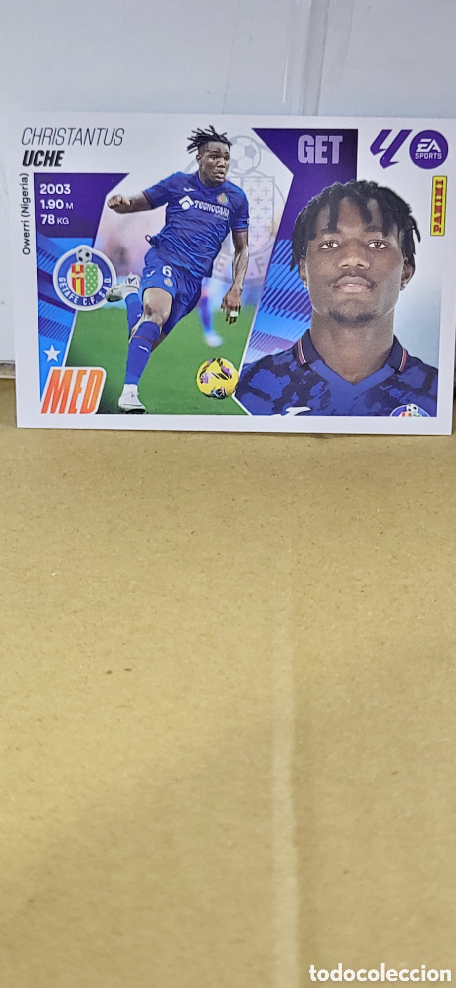 Cromos de Futebol: UCHE GETAFE N&ordm; 13 LIGA ESTE 25 26 2025 2026 PANINI