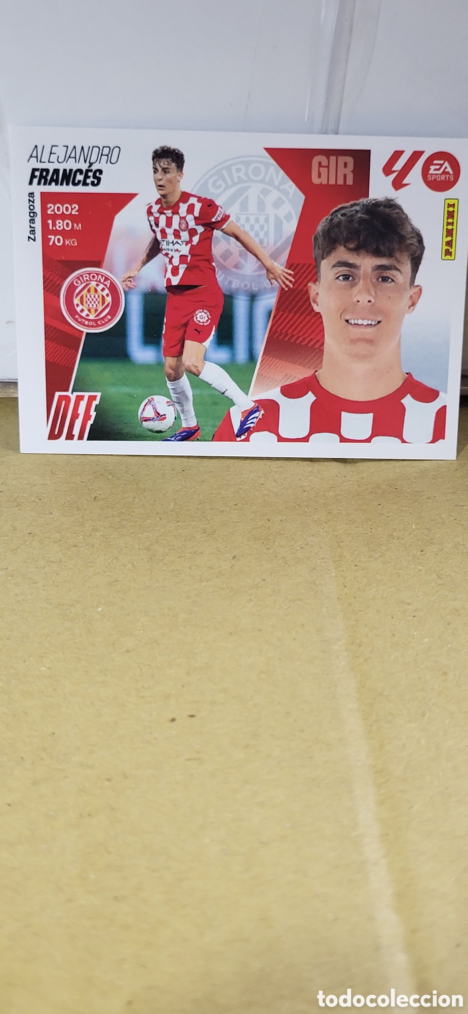 Cromos de Futebol: FRANCES GIRONA FC N&ordm; 6 LIGA ESTE 25 26 2025 2026 PANINI