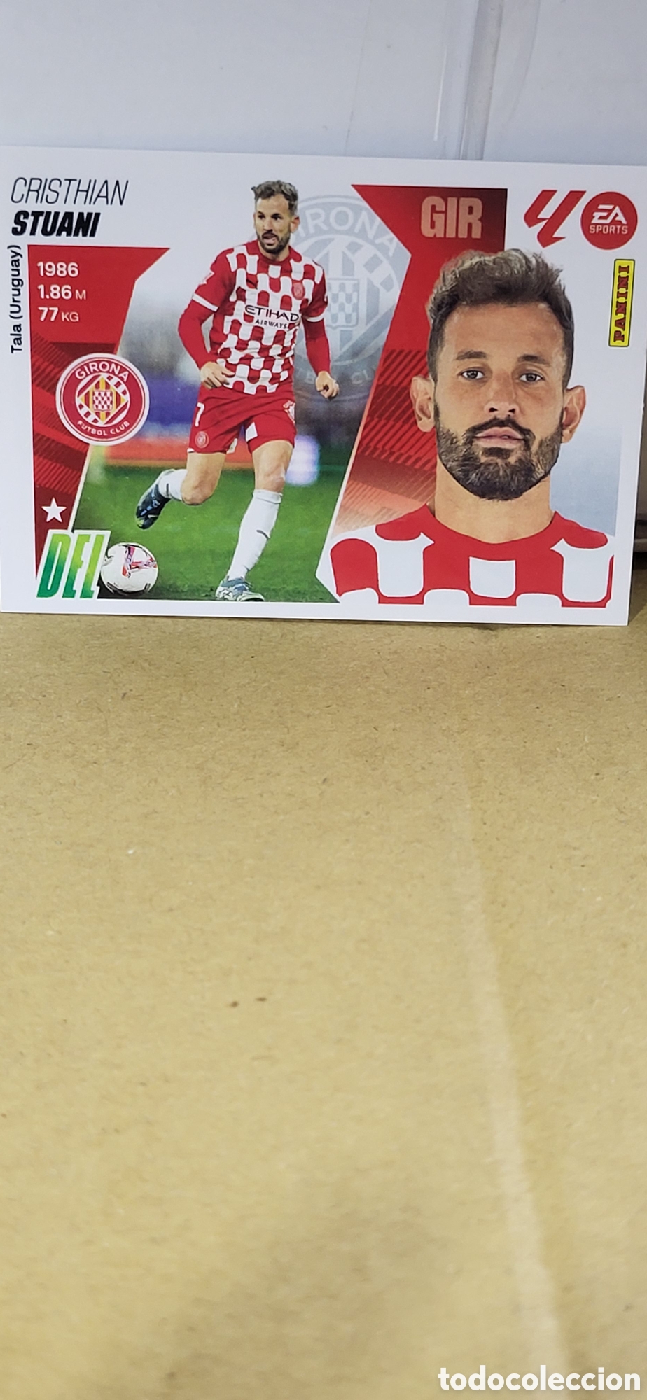 Cromos de Futebol: STUANI GIRONA FC N&ordm; 19 LIGA ESTE 25 26 2025 2026 PANINI