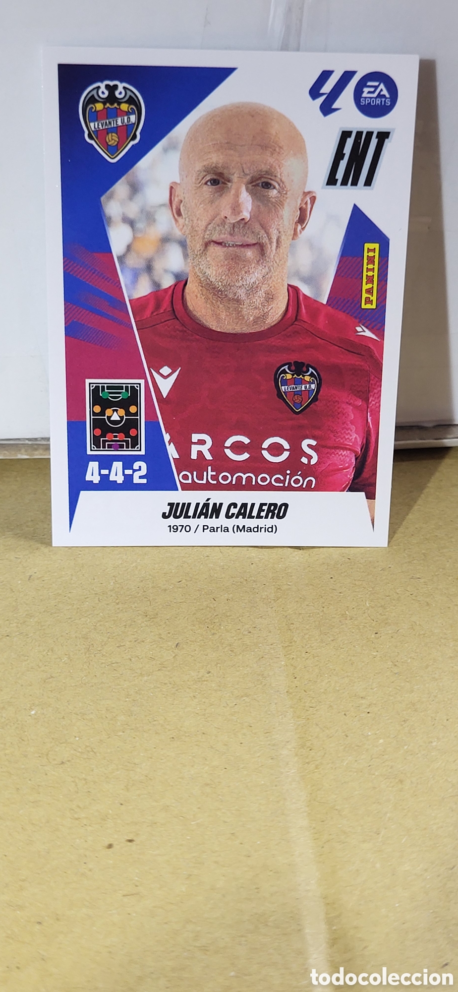 Cromos de Futebol: JULIAN CALERO LEVANTE N&ordm; 2 LIGA ESTE 25 26 2025 2026 PANINI