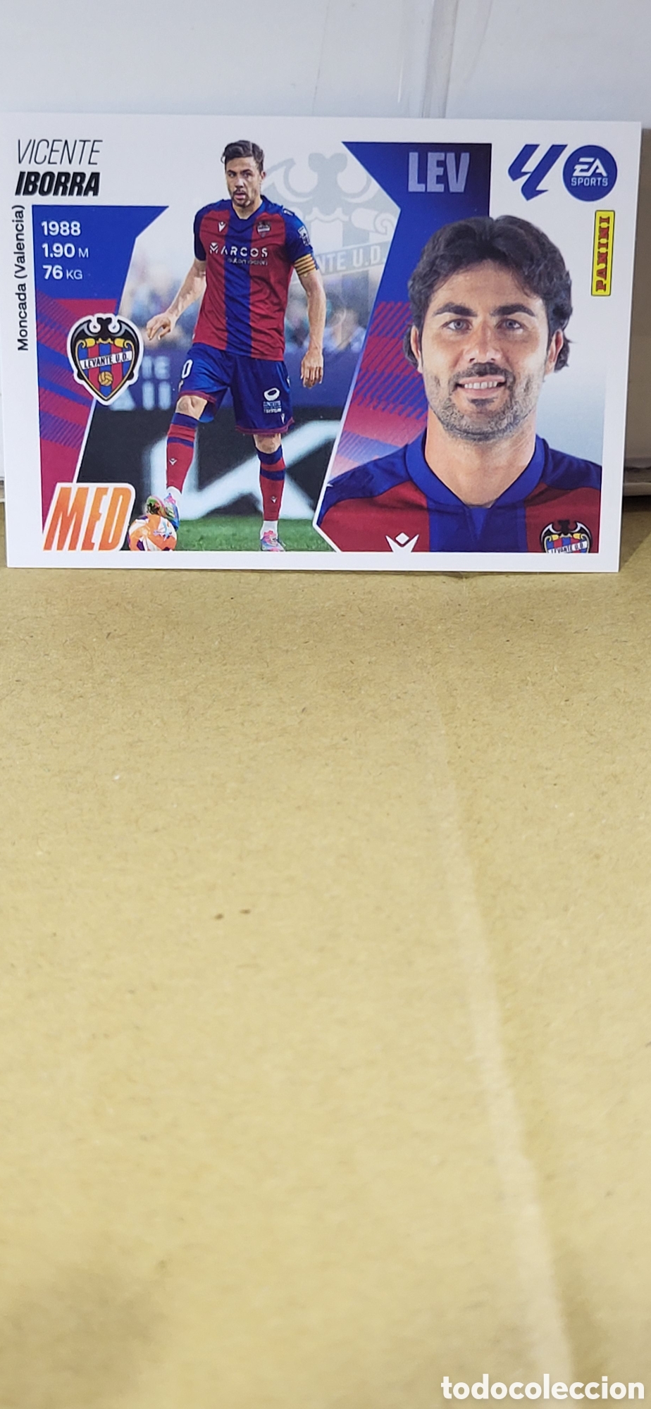 Cromos de Futebol: IBORRA LEVANTE N&ordm; 11 LIGA ESTE 25 26 2025 2026 PANINI