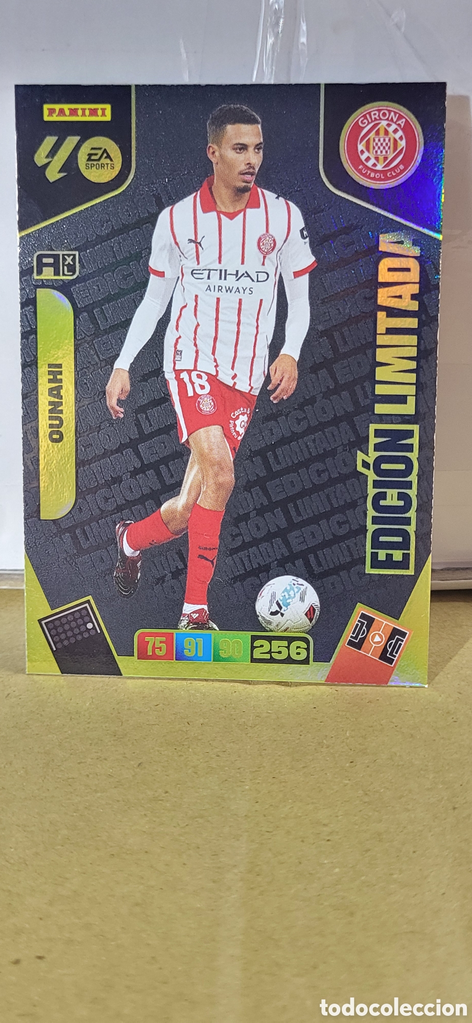 Cartes &agrave; collectionner de Football: OUNAHI GIRONA EDICION LIMITADA ADRENALYN LIGA 25 26 2025 2026 PANINI