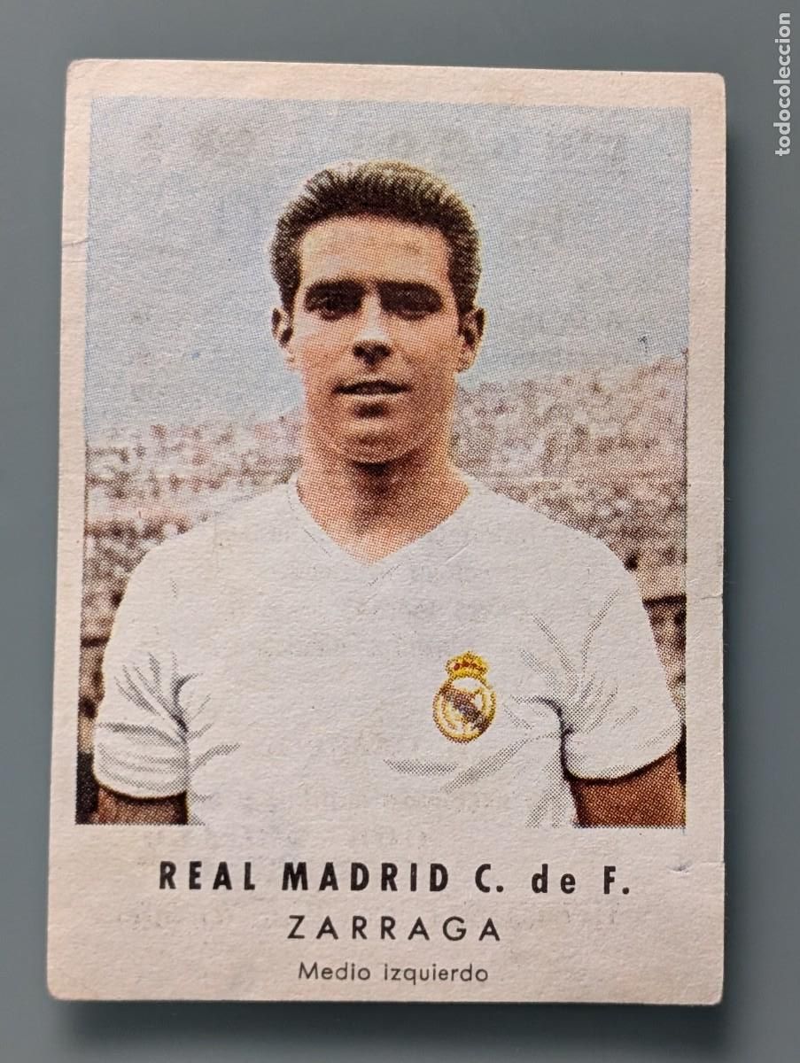 Fu&szlig;ball-Sticker: MUY DIFICIL CROMO RARE CARD ZARRAGA REAL MADRID CHOCOLATES GRANELL FOOTBALL FUTBOL PUSKAS DI STEFANO