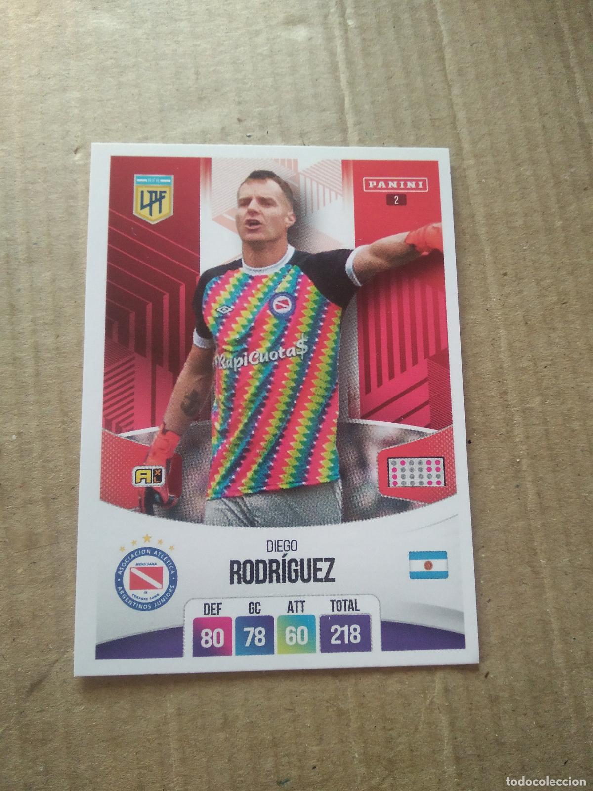 Fu&szlig;ball-Sticker: 2 DIEGO RODRIGUEZ ARGENTINOS JUNIORS CROMO FUTBOL ARGENTINO PANINI LIGA ARGENTINA 2024 ADRENALYN