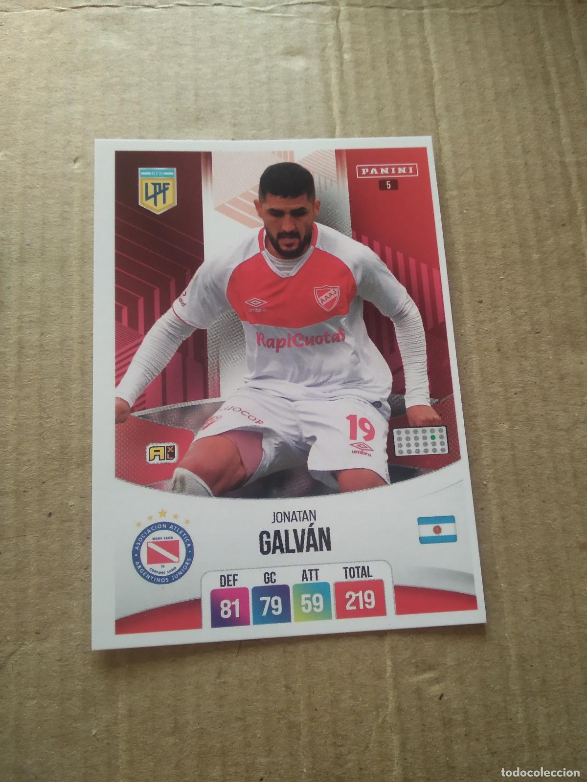 Fu&szlig;ball-Sticker: 5 JONATAN GALVAN ARGENTINOS JUNIORS CROMO FUTBOL ARGENTINO PANINI LIGA ARGENTINA 2024 ADRENALYN