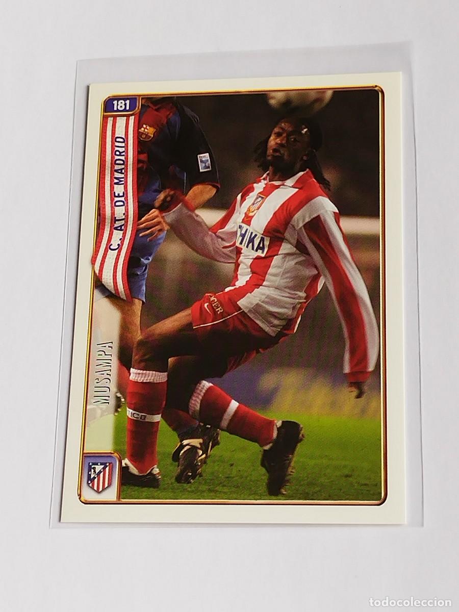 Football Stickers: MUSAMPA #181 ATL&Eacute;TICO MADRID - MUNDICROMO LAS FICHAS DE LA LIGA 2004 2005 - MC SPORT 04 05
