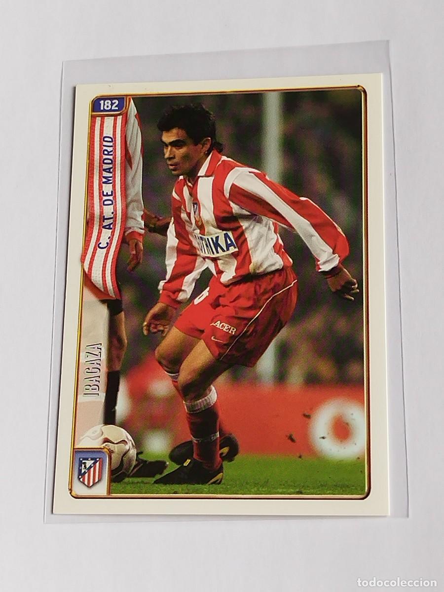 Football Stickers: IBAGAZA #182 ATL&Eacute;TICO MADRID - MUNDICROMO LAS FICHAS DE LA LIGA 2004 2005 - MC SPORT 04 05